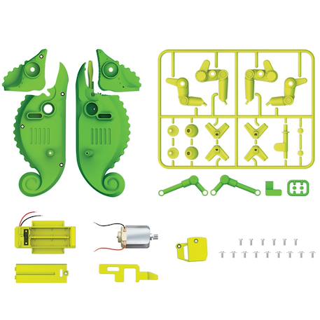 Robot Caméléon à assembler Vert 4 - vertbaudet enfant 