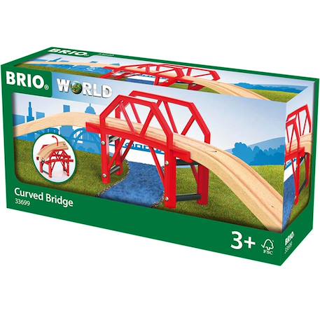 Pont courbe Rouge 1 - vertbaudet enfant 
