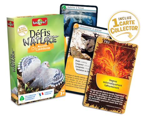 Jeu de cartes - défis nature -  nouvelle calédonie 1 -  fabriqué en france MULTICOLORE 2 - vertbaudet enfant 