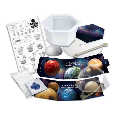 Cristaux de l’espace – Fais pousser et expose tes propres gemmes colorées Blue 2 - vertbaudet enfant 