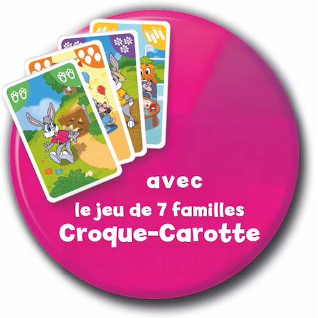 Set croque carotte et jeu de cartes Bleu 5 - vertbaudet enfant 