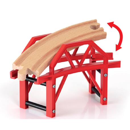 Pont courbe Rouge 4 - vertbaudet enfant 