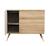 Commode 1 porte et 3 tiroirs - seventies Marron/ecru+Marron/orange+Marron/vert 3 - vertbaudet enfant 