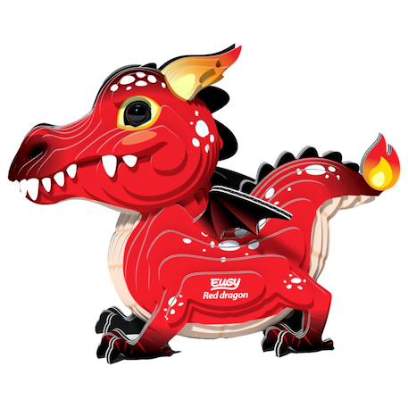 Puzzle 3d - dragon Red 1 - vertbaudet enfant 