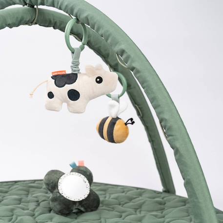 Tapis d'éveil tiny farm vert Vert 3 - vertbaudet enfant 