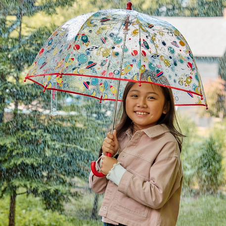 Parapluie cloche transparent, ouverture facile et sécurisante Pvc/cosmonaute+Pvc/dinosaure+Pvc/papillons 2 - vertbaudet enfant 