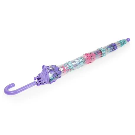 Parapluie cloche transparent, ouverture facile et sécurisante Pvc/cosmonaute+Pvc/dinosaure+Pvc/papillons 16 - vertbaudet enfant 