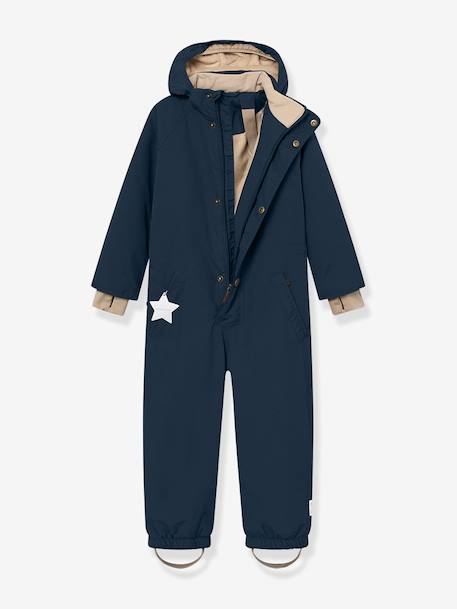 Veste de neige avec doublure polaire MATWANNI enfants MINI A TURE bleu foncé+prune 2 - vertbaudet enfant 