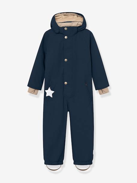 Veste de neige avec doublure polaire MATWANNI enfants MINI A TURE bleu foncé+prune 1 - vertbaudet enfant 