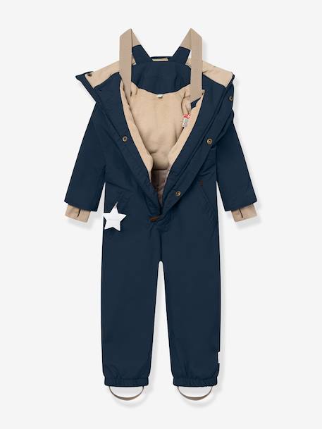 Veste de neige avec doublure polaire MATWANNI enfants MINI A TURE bleu foncé+prune 4 - vertbaudet enfant 