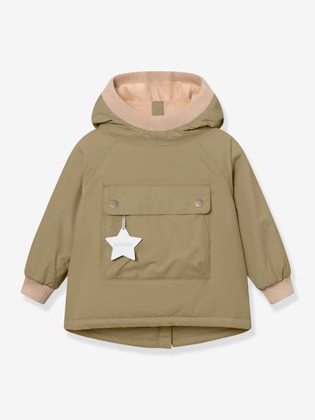 Anorak d'hiver avec doublure polaire MATBABYWEN bébé MINI A TURE vert sauge 1 - vertbaudet enfant 