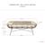 Banc rotin et métal - java Rotin blanchi 5 - vertbaudet enfant 