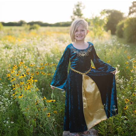 Déguisement enfant – robe de reine guenièvre Bleu 1 - vertbaudet enfant 