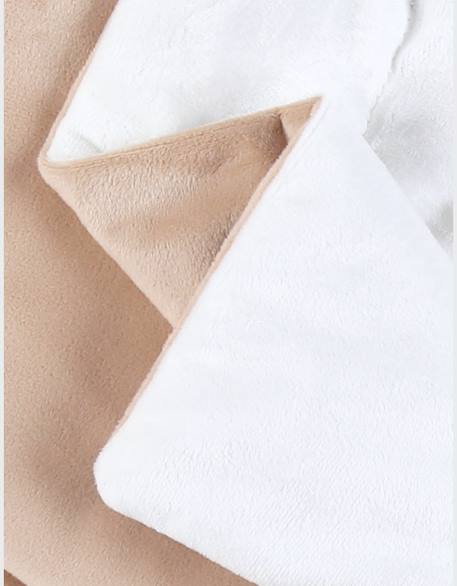 Couverture brodée en veloudoux® Ecru 6 - vertbaudet enfant 