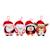Peluche - pingouin - bouille de noël sonore 13 cm Noir 3 - vertbaudet enfant 
