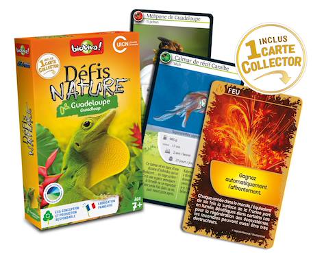 Jeu de cartes - défis nature -  guadeloupe -  fabriqué en france MULTICOLORE 2 - vertbaudet enfant 