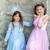 Déguisement enfant robe de princesse reine de glace en velours Bleu 5 - vertbaudet enfant 