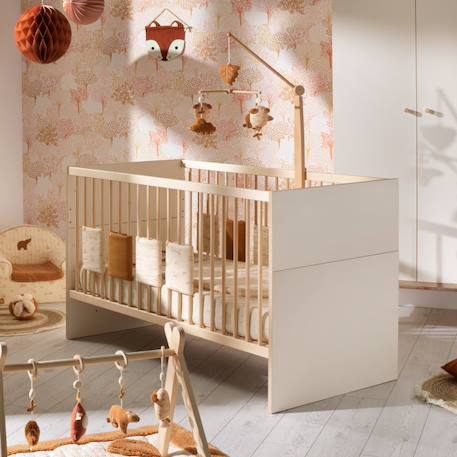 Lit bébé évolutif 140x70 - little big bed - camille Vanille 3 - vertbaudet enfant 