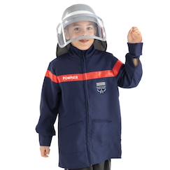 Jouet-Jeux d'imitation-Veste et casque de pompier