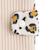 Protège carnet de santé en velours côtelé - leopard Ecru 4 - vertbaudet enfant 