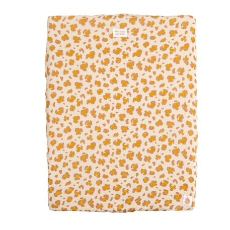 Matelas à langer avec sa housse en double gaze de coton et sa serviette - petit chou Ecru/rose 2 - vertbaudet enfant 