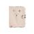 Protège carnet de santé en velours côtelé - leopard Ecru 1 - vertbaudet enfant 