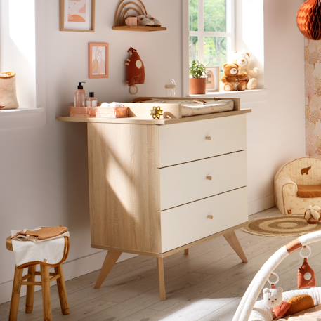 Chambre bébé complète , lit 120x60 et commode à langer - camille Vanille 3 - vertbaudet enfant 
