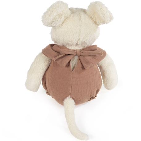Peluche souris poppy cannelle (25 cm) Cannelle, écru+Vert d'eau, écru 2 - vertbaudet enfant 