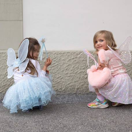 Déguisement enfant fée jupe ailes et baguette Bleu 5 - vertbaudet enfant 