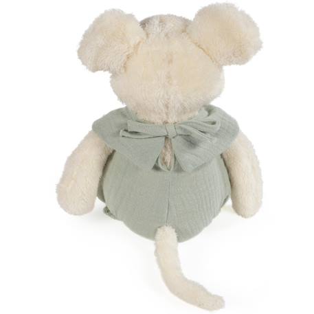 Peluche souris poppy cannelle (25 cm) Cannelle, écru+Vert d'eau, écru 8 - vertbaudet enfant 