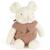 Peluche souris poppy cannelle (25 cm) Cannelle, écru+Vert d'eau, écru 3 - vertbaudet enfant 