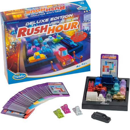 Rush hour deluxe edition Jeu de Logique Embouteillage 120 défis Bleu 2 - vertbaudet enfant 