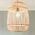 Suspension ronde 30cm - java Rotin blanchi 2 - vertbaudet enfant 