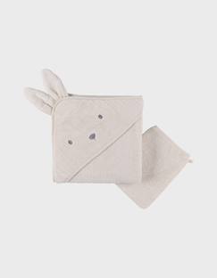 Linge de maison et décoration-Linge de bain-Cape de bain - moka