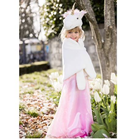 Déguisement enfant cape de licorne Blanc 6 - vertbaudet enfant 
