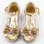 Chaussures de princesse enfant à talon pailletées pour déguisement Argent+Or+Rose 6 - vertbaudet enfant 