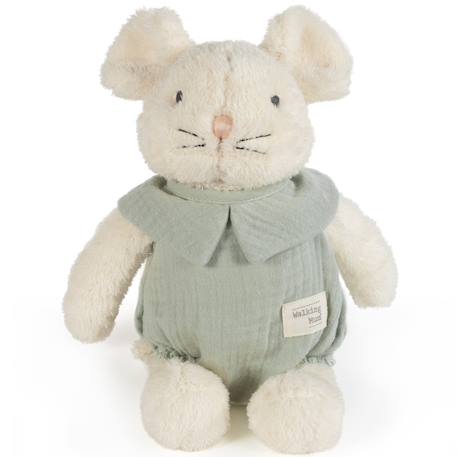 Peluche souris poppy cannelle (25 cm) Cannelle, écru+Vert d'eau, écru 7 - vertbaudet enfant 