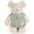 Peluche souris poppy cannelle (25 cm) Cannelle, écru+Vert d'eau, écru 7 - vertbaudet enfant 