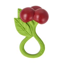 Puériculture-Repas-Hochet de dentition - cerise