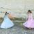 Déguisement enfant robe de princesse reine de glace en velours Bleu 3 - vertbaudet enfant 