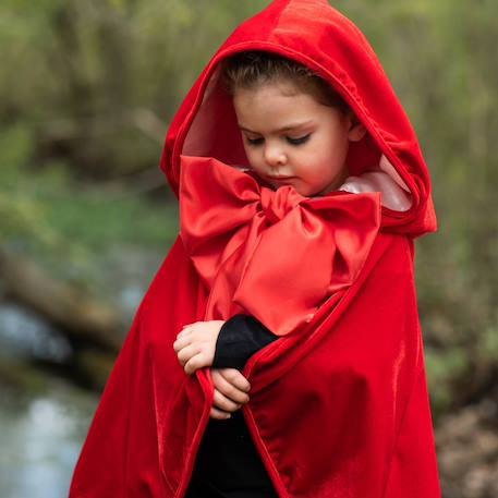 Déguisement enfant cape de petit chaperon rouge Rouge 3 - vertbaudet enfant 
