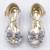 Chaussures de princesse enfant à talon pailletées pour déguisement Argent+Or+Rose 2 - vertbaudet enfant 
