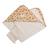 Cape de bain bébé en gaze de coton et gant léopard - petit chou Ecru/rose 1 - vertbaudet enfant 