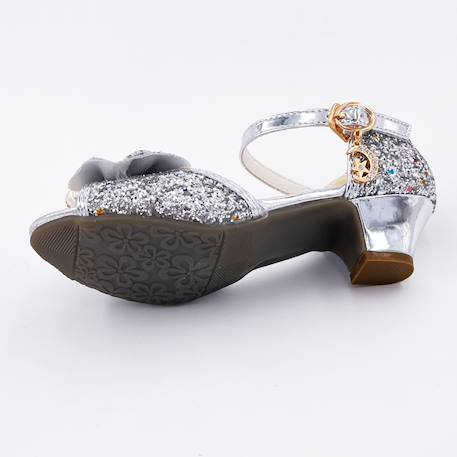 Chaussures de princesse enfant à talon pailletées pour déguisement Argent+Or+Rose 4 - vertbaudet enfant 