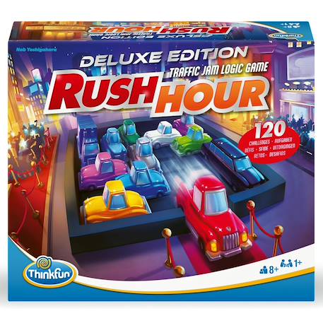 Rush hour deluxe edition Jeu de Logique Embouteillage 120 défis Bleu 1 - vertbaudet enfant 