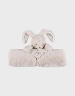 Jouet-Ma première couverture doudou - moka