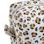 Trousse de toilette en gaze de coton imprimé léopard - leopard Ecru/noir+Ecru/rose 4 - vertbaudet enfant 
