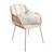 Fauteuil enfant en rotin et pieds métal - java Rotin blanchi 4 - vertbaudet enfant 