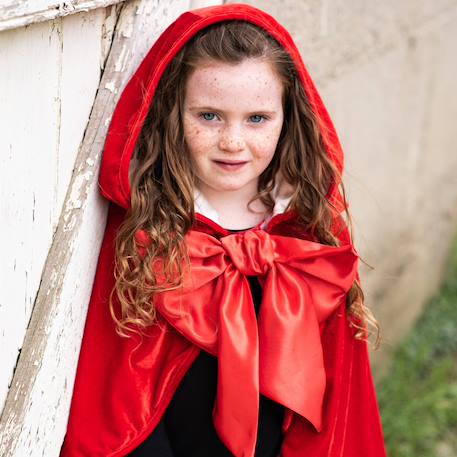 Déguisement enfant cape de petit chaperon rouge Rouge 5 - vertbaudet enfant 