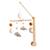 Mobile musical bébé en bois avec 4 jouets - leopard Ecru/caramel 1 - vertbaudet enfant 